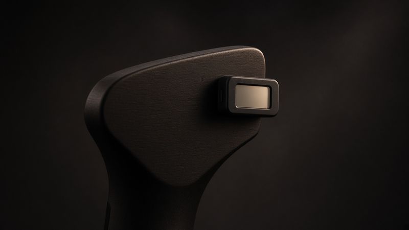 Illustration of a D'Addario Micro Universal Tuner (NS Micro) - AI-generated, not a photo of the exact product