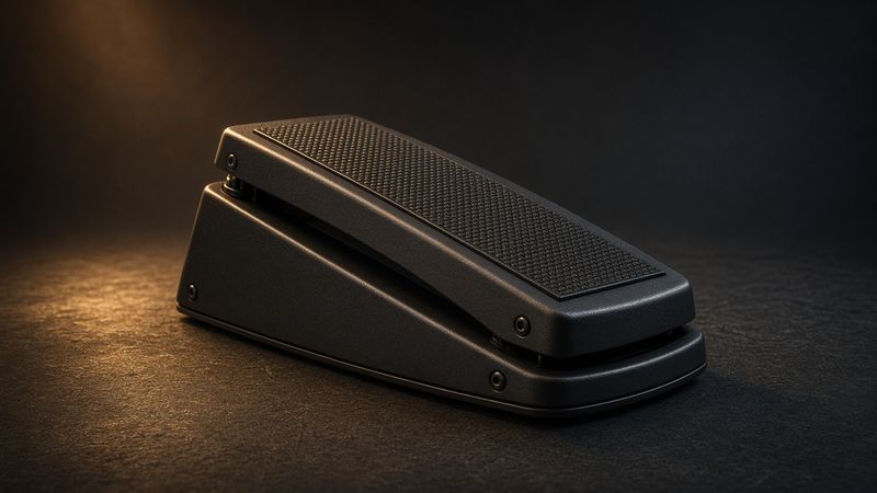 Illustration of a Dunlop Cry Baby Wah GCB95 - AI-generated, not a photo of the exact product