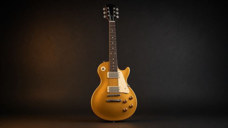 Illustration of a Gibson Les Paul Standard 50s - AI-generated, not a photo of the exact product