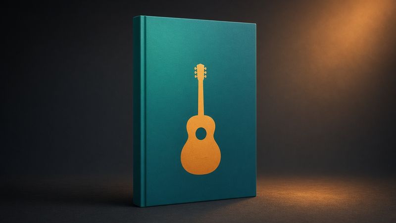 Illustration of a Guitar for the Absolute Beginner, Complete Course (Susan Mazer) - AI-generated, not a photo of the exact product