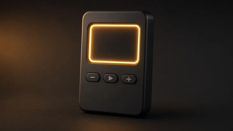 Illustration of a Korg MA-2 Metronome - AI-generated, not a photo of the exact product