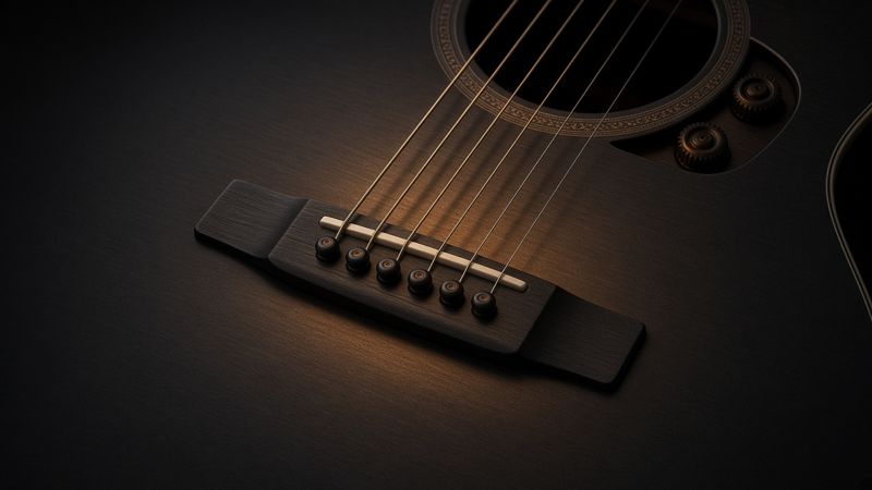 Illustration of a LR Baggs Anthem - AI-generated, not a photo of the exact product