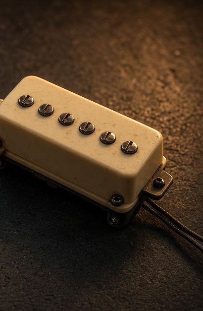 Illustration of a Seymour Duncan Vintage P90 SP90-1 - AI-generated, not a photo of the exact product