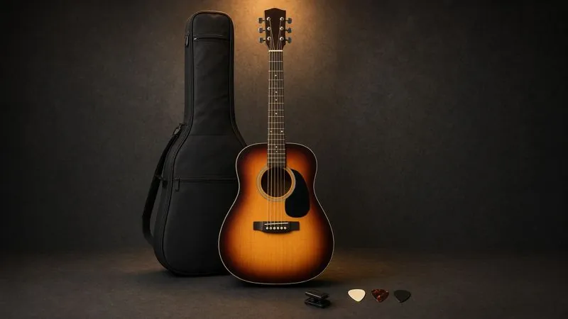 Illustration of a Yamaha GigMaker Standard Pack - AI-generated, not a photo of the exact product